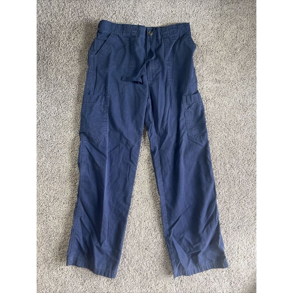 CARHARTT Womens Navy Cargo Scrub Pants Size small nurse hospital healthcare